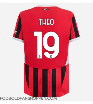 AC Milan Theo Hernandez #19 Hjemmebanetrøje 2024-25 Kortærmet